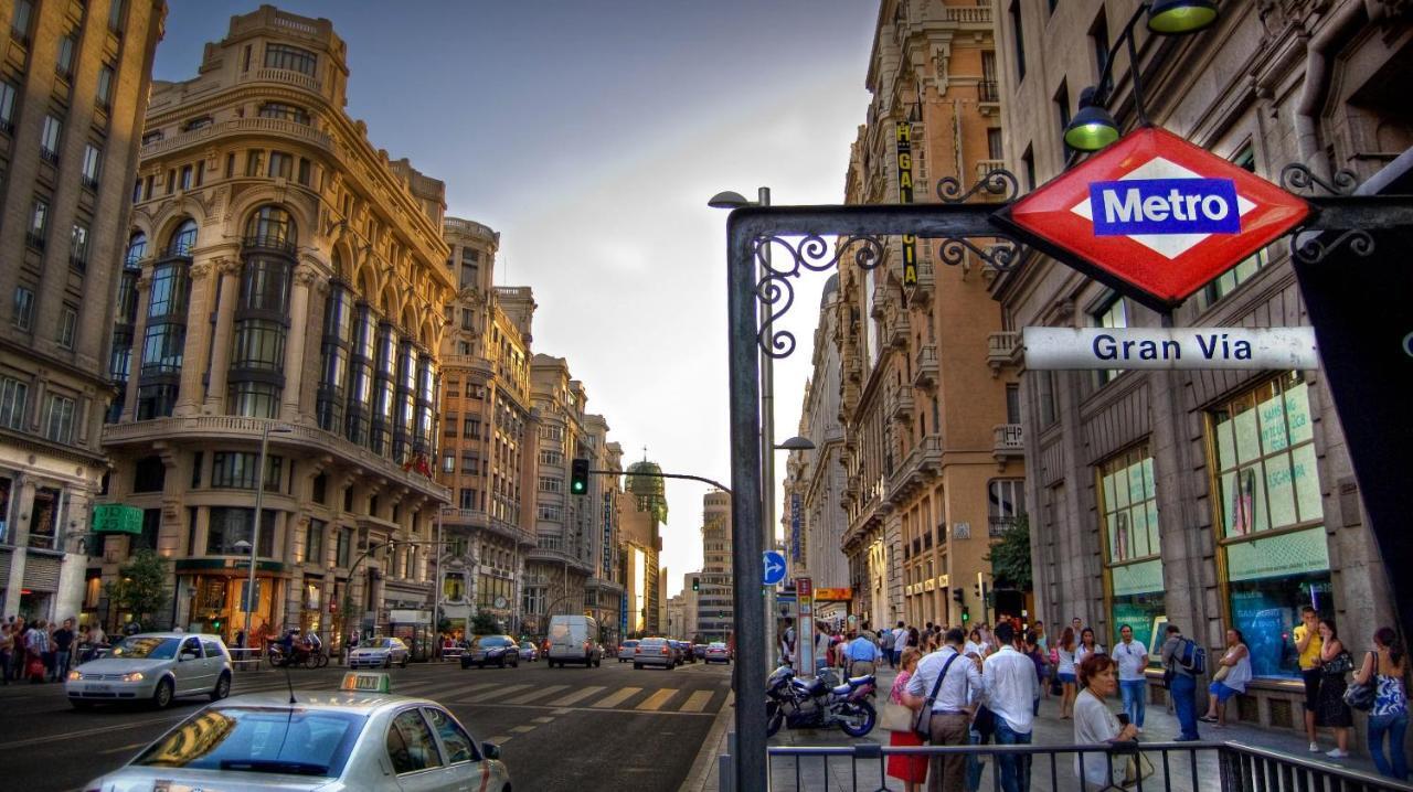 M&F 7 Rooms/7 Bathrooms Over Gran Via Madrid Dış mekan fotoğraf